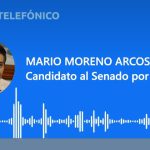 Mario Moreno comparece ante el INE por su candidatura al Senado
